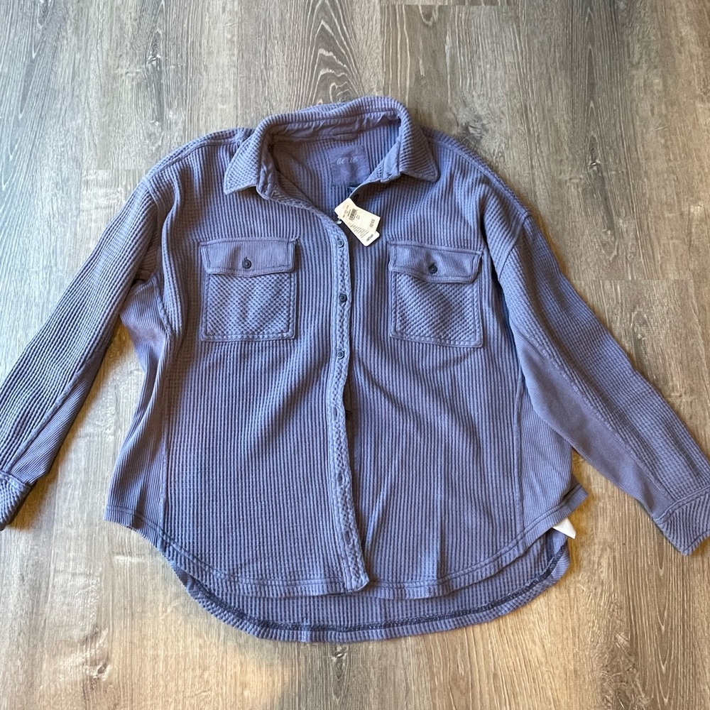 Aerie Anytime Fave Waffle Shirt